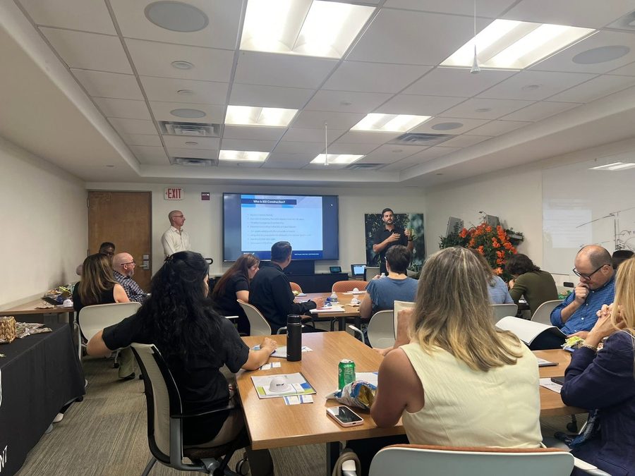 A recruiting session hosted by BDI Construction