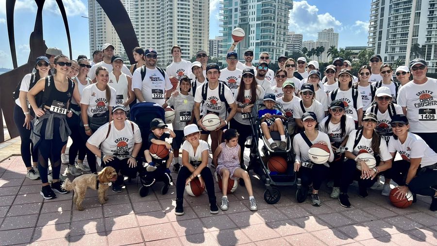 The BDI Construction team at a charity walk in Miami