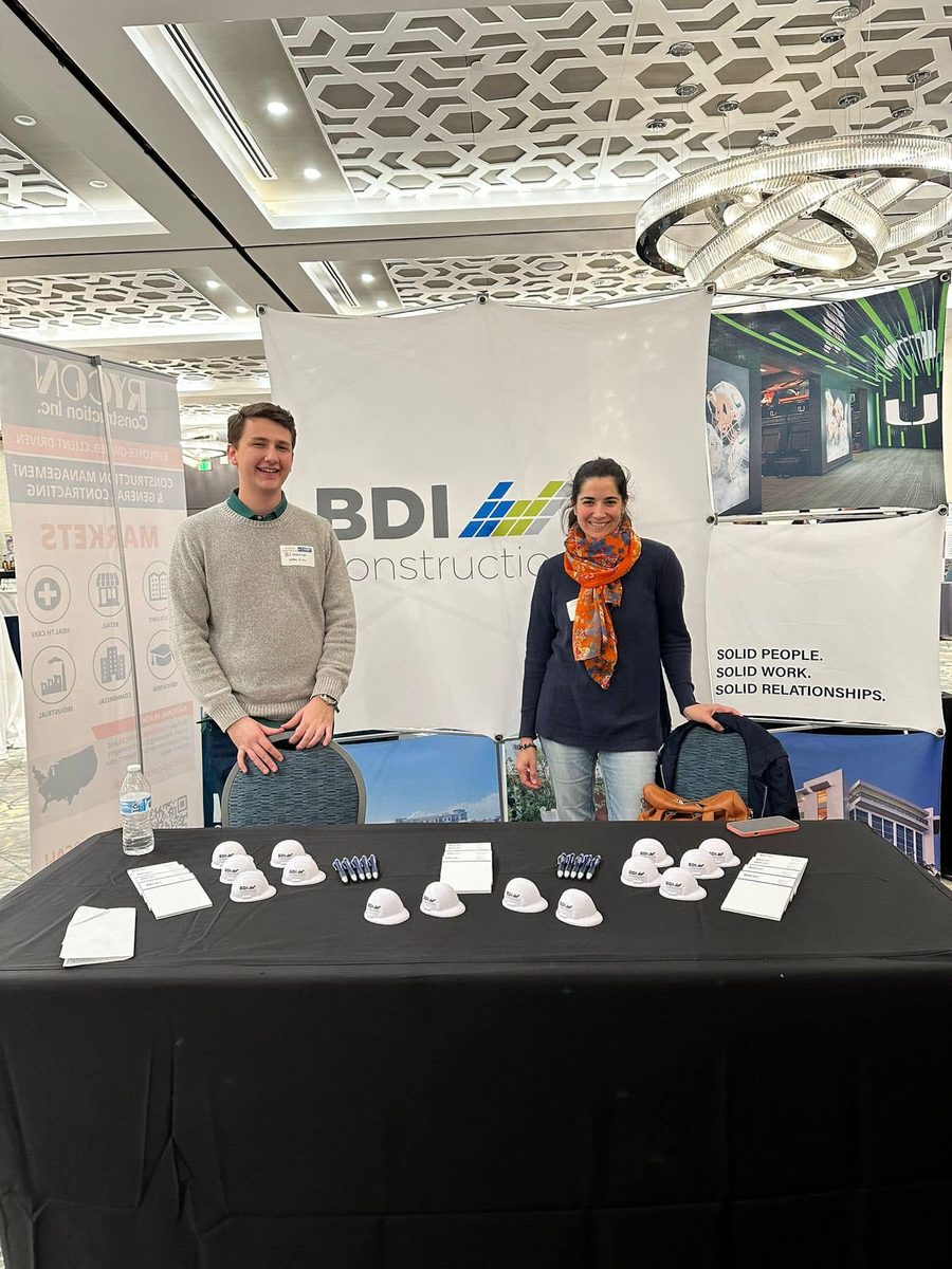 The BDI Construction stand at an industry expo