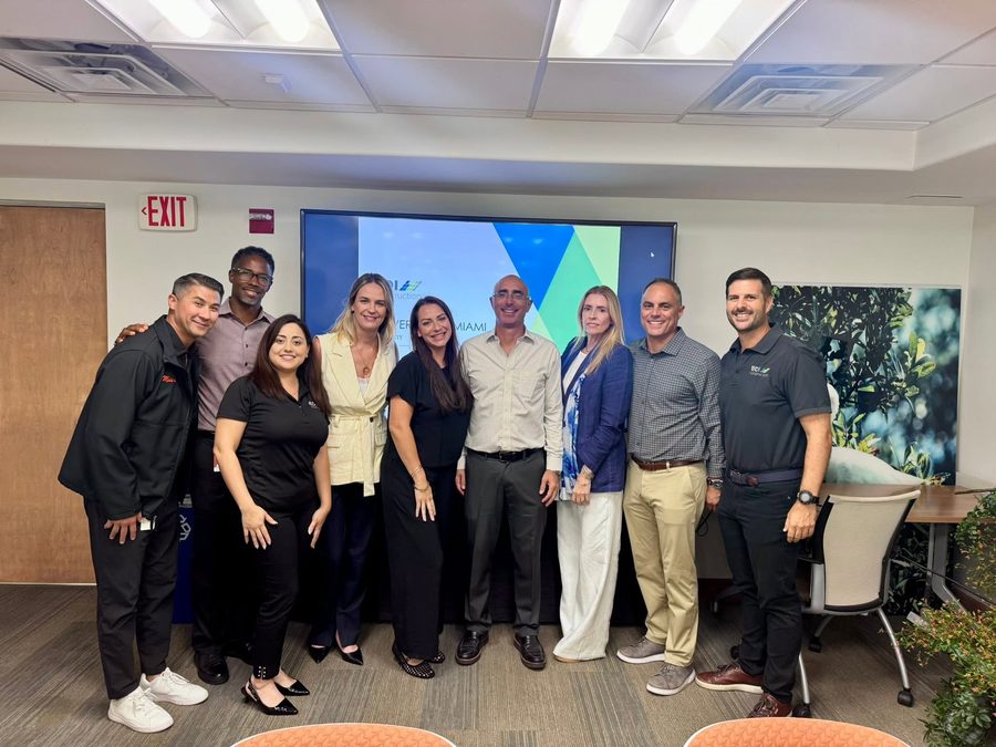 The BDI Construction team at a company event